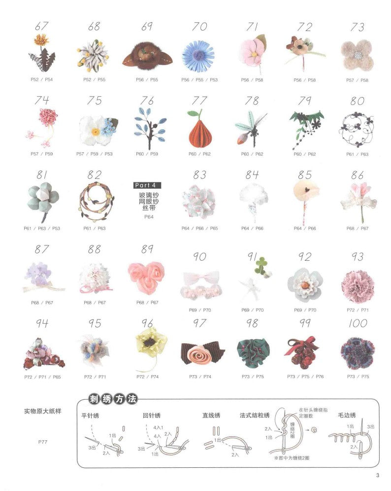 100 Examples of Fashionable Floral Decorations (2011) (CHINESE)