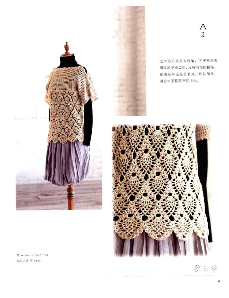 Crochet Cotton, Linen and Silk Threads Made of Natural Materials (2014) (CHINESE)