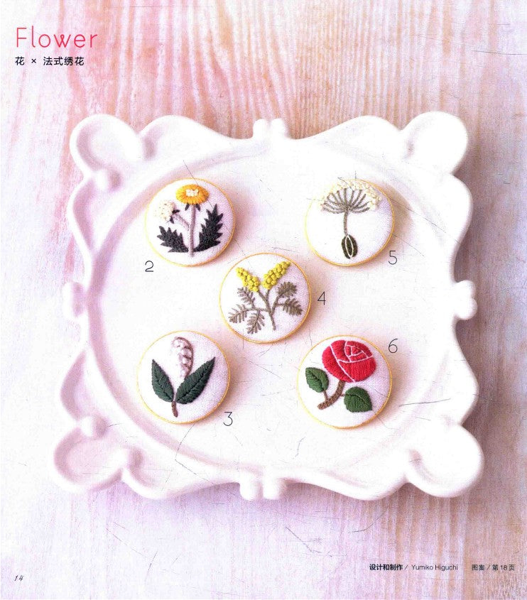 Small Embroidered Brooch and Macaron Coin Purse (2016) (CHINESE)