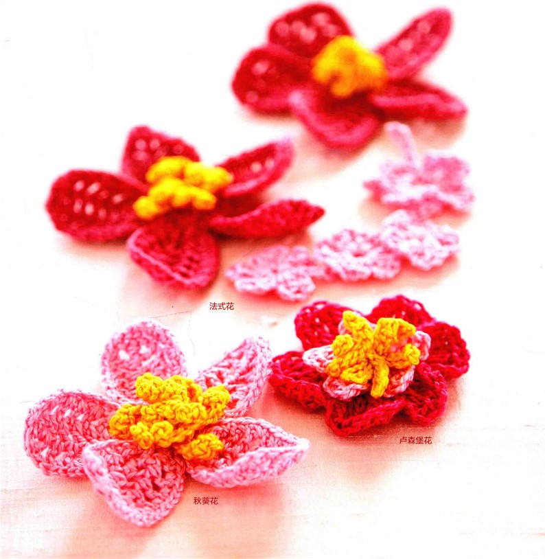 Nicky's Beautiful Garden Crocheted 3D Flowers (2017) (CHINESE)