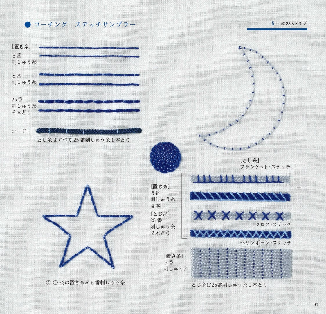 Basics of Embroidery that Allows You to stitch Beautifully Even for The First Time (Yumiko Yasuda) (2017)