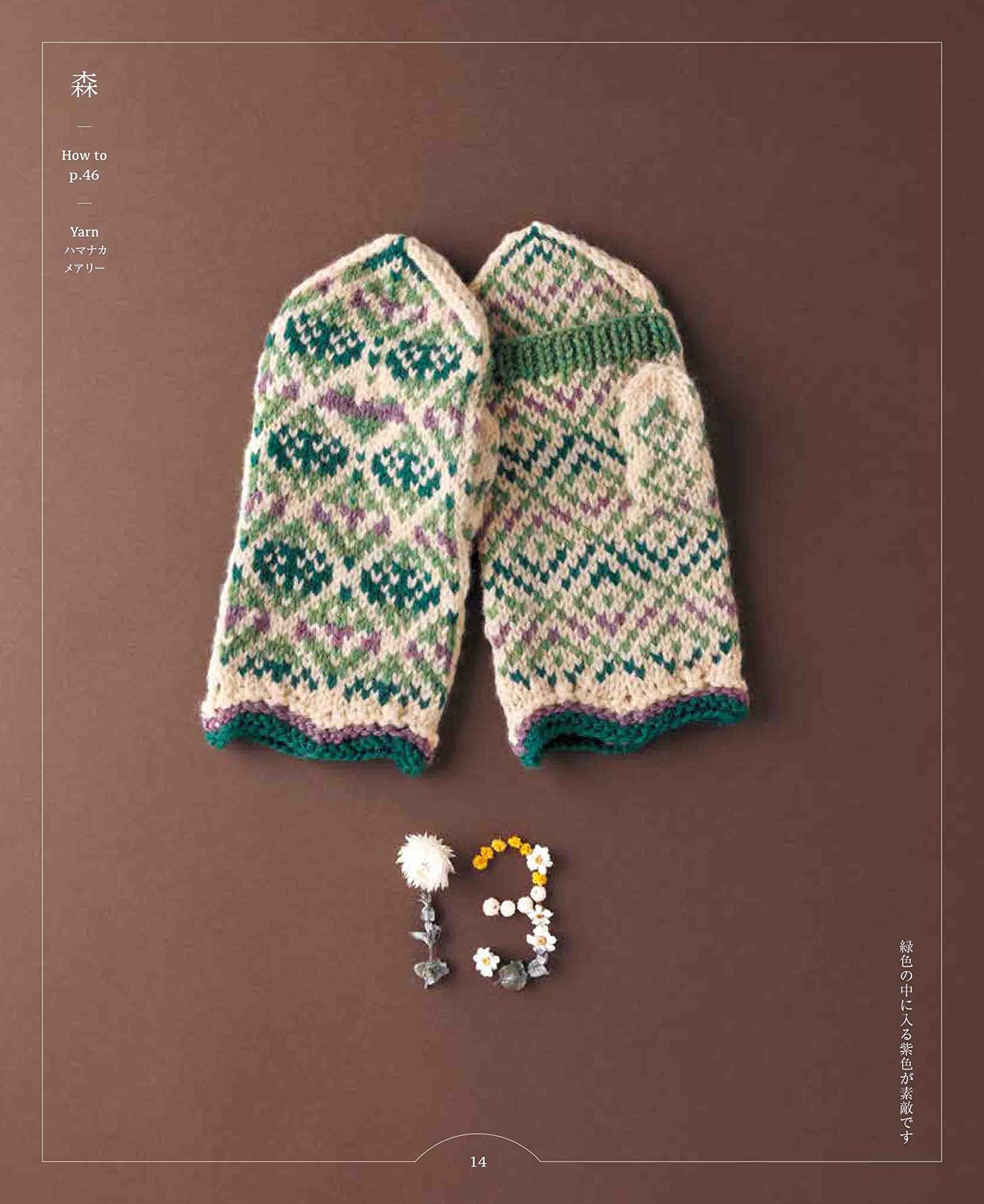2way Mittens with Needle Knitting (applemints)