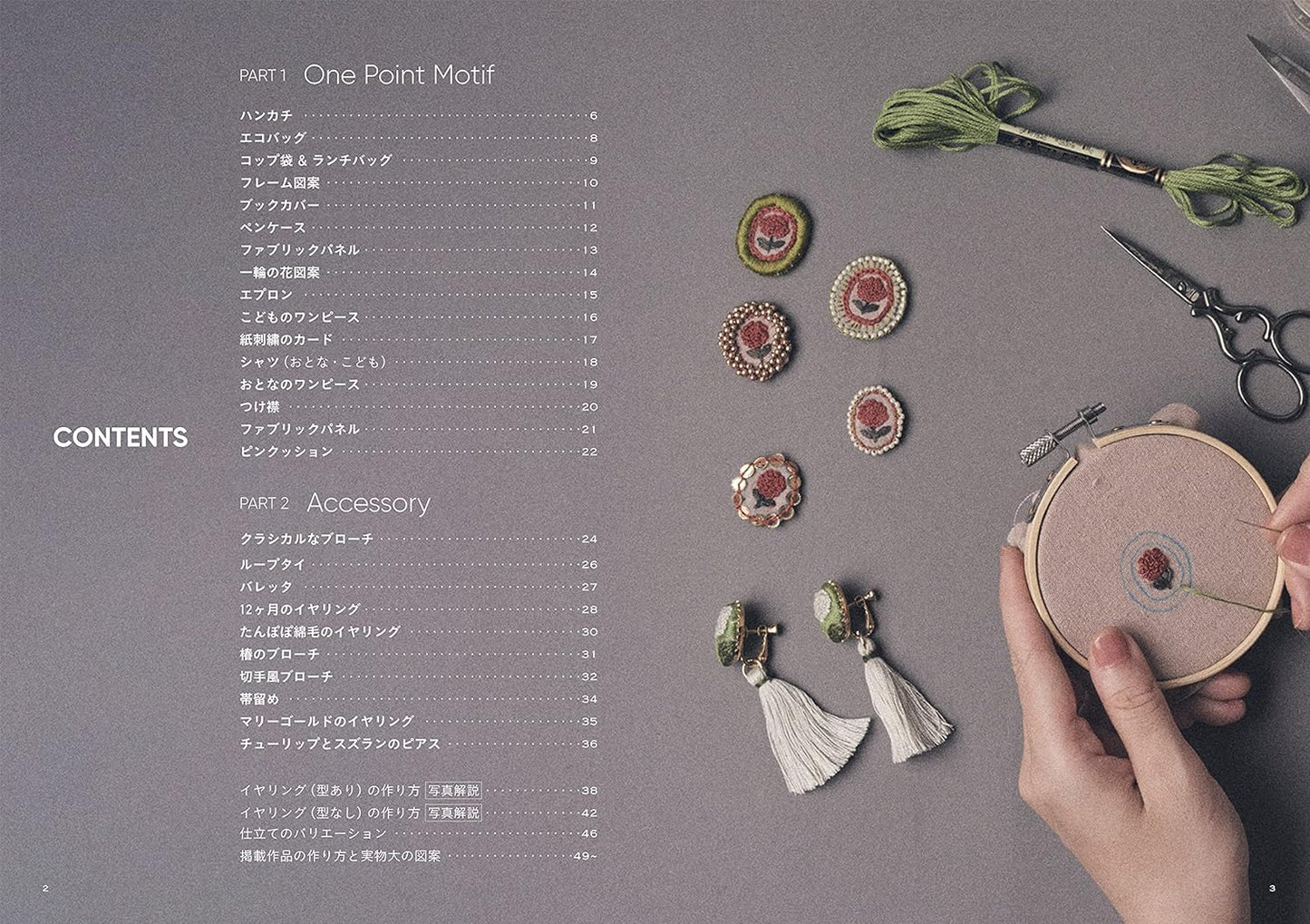 Botanical Embroidery Accessories and Small Items Patterns by Haito Monika (2021)