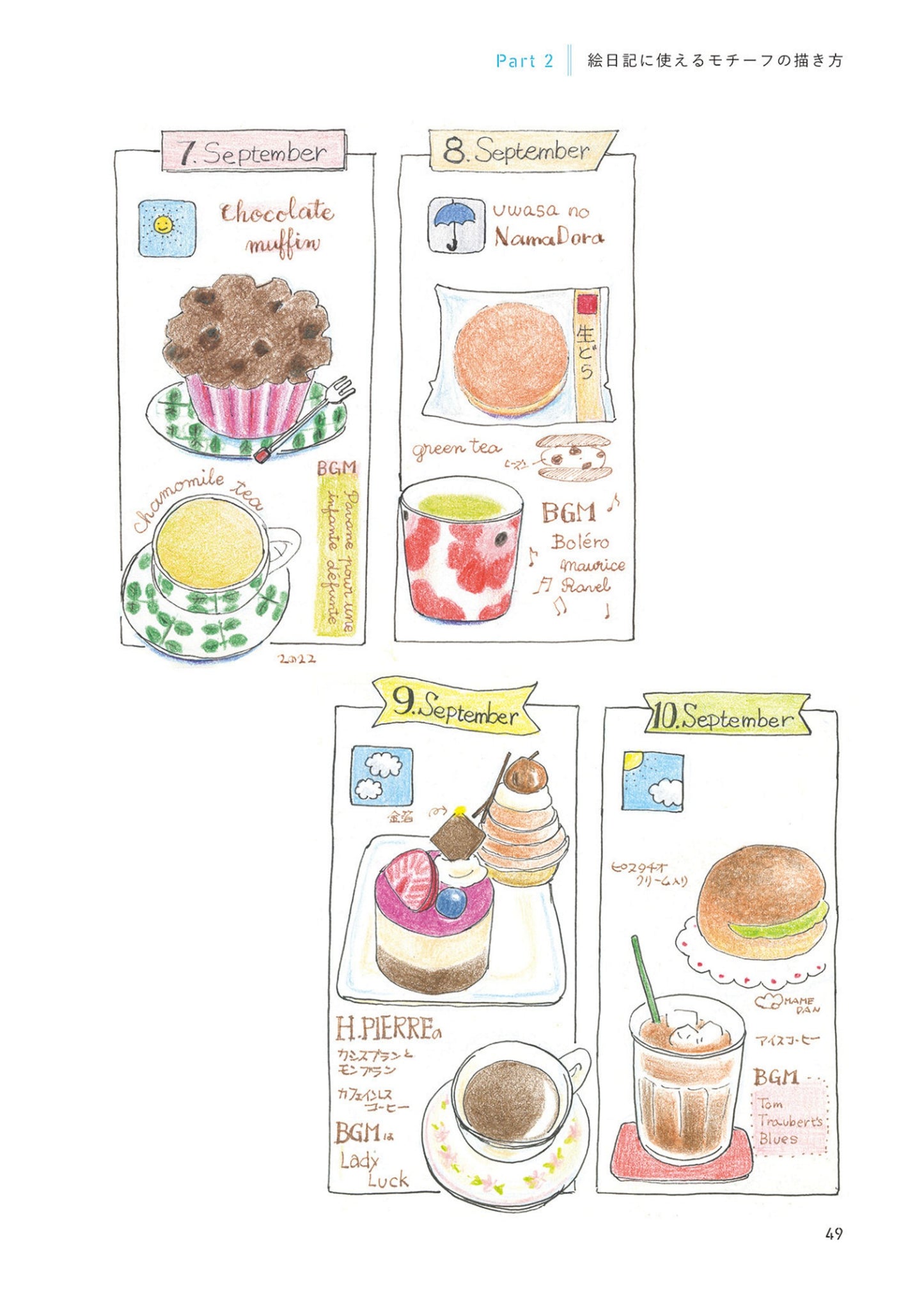 A Collection of Techniques for Drawing Attractive Illustrated Diaries (Mayumi Wakabayashi)