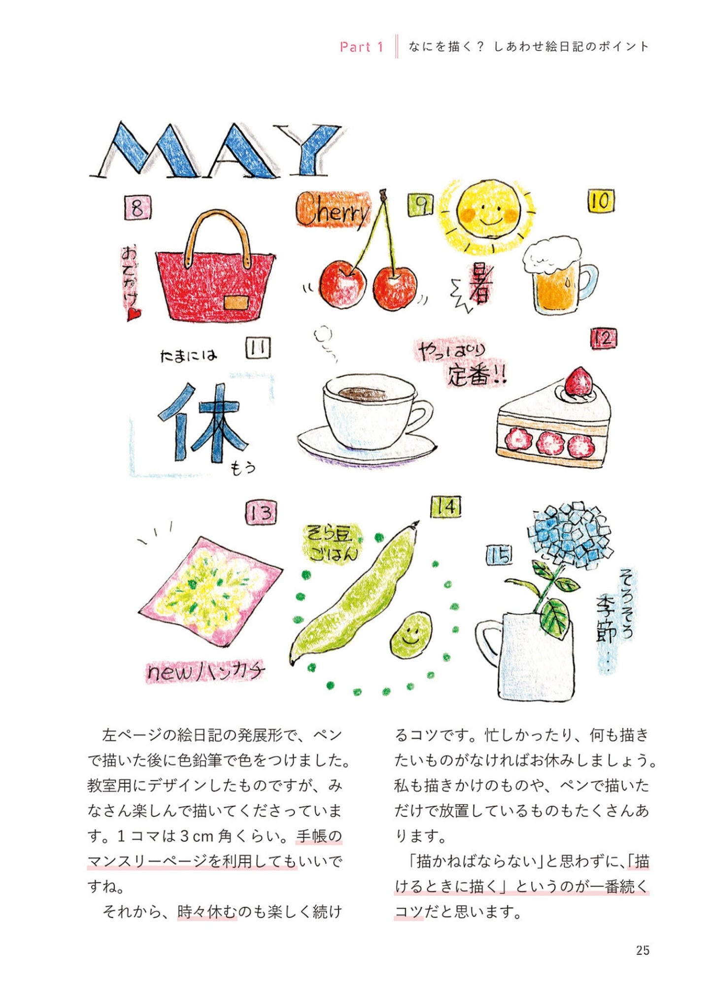 A Collection of Techniques for Drawing Attractive Illustrated Diaries (Mayumi Wakabayashi)