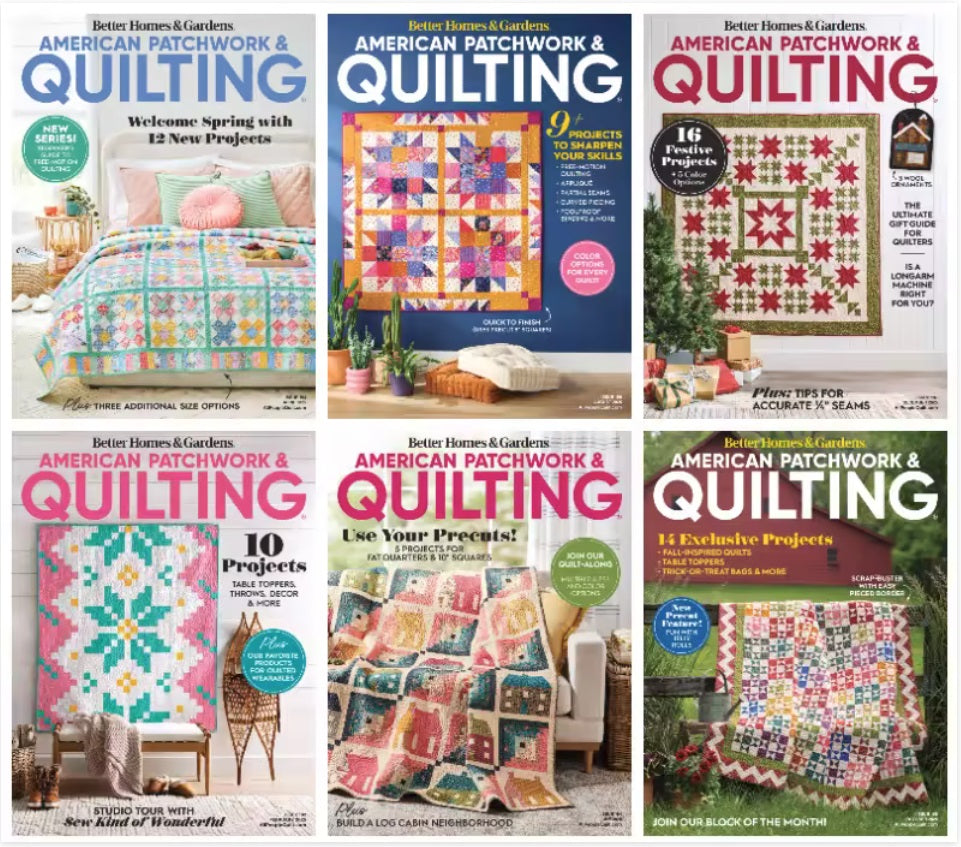 American Patchwork & Quilting - Full Year 2025 Collection (6 Issues)
