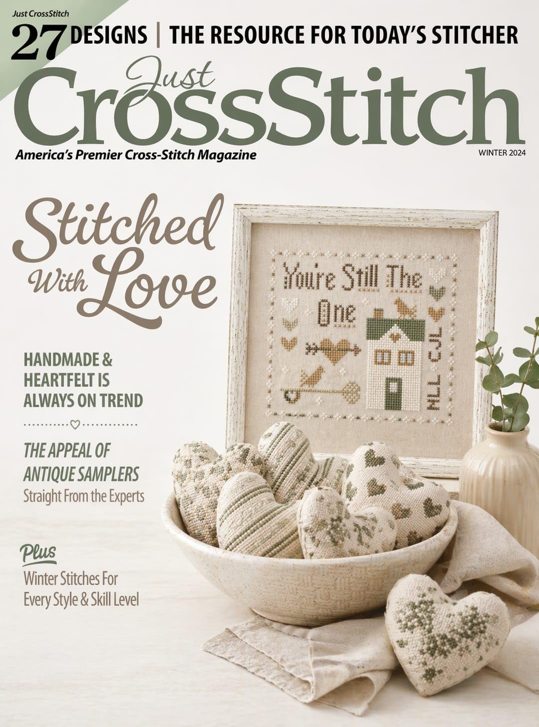 Just CrossStitch - Stitched With Love - Handmade Heartfelt Patterns