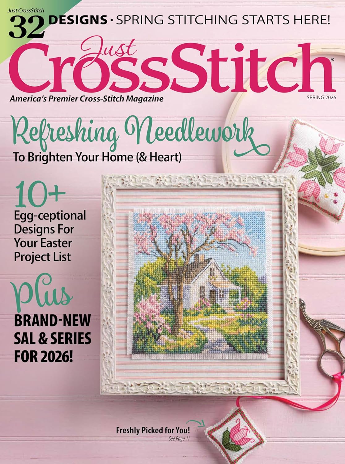 Just CrossStitch 32 Designs Spring Stitching