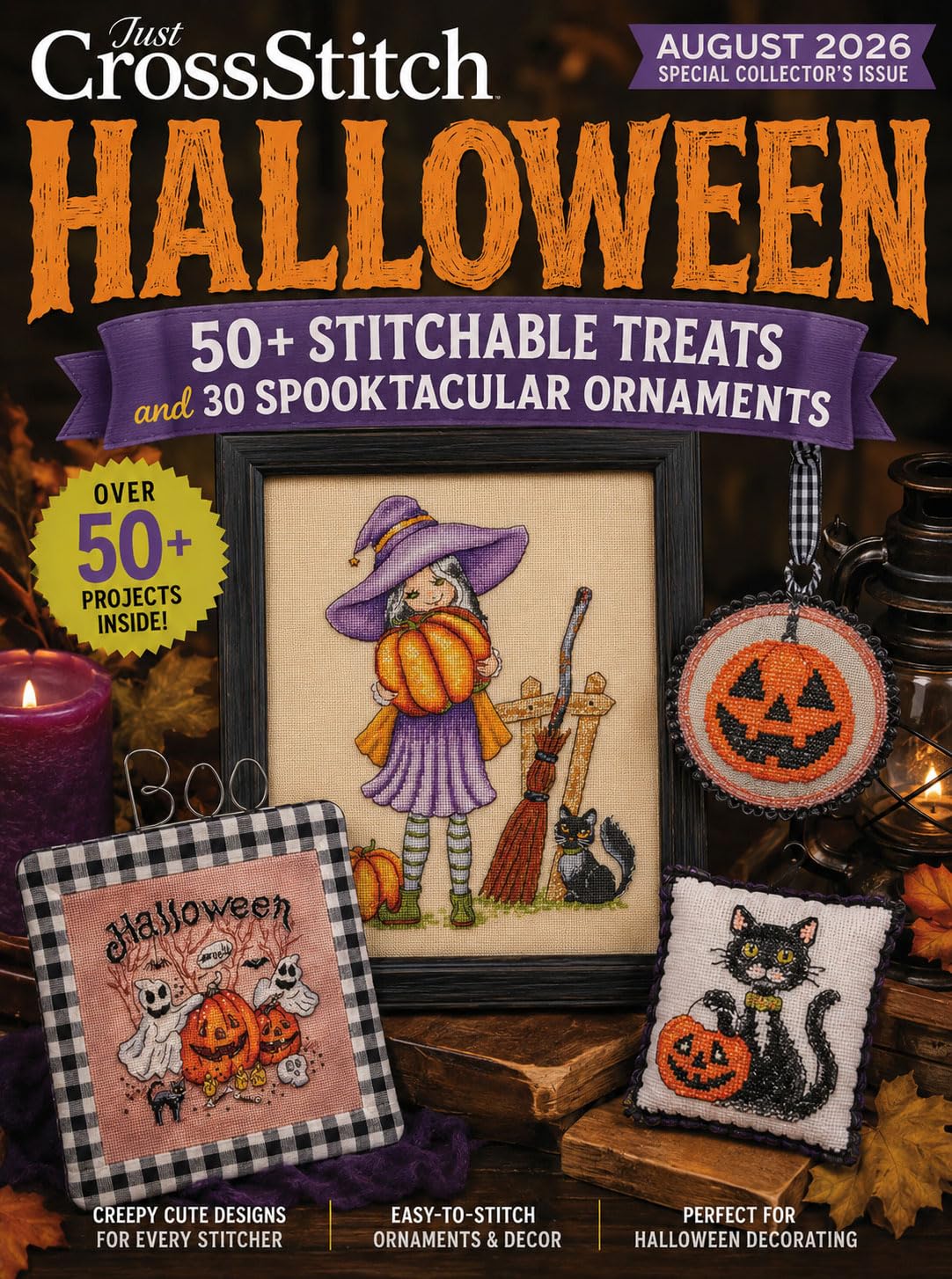 Just CrossStitch Halloween August 2026 Special Collector's Issue