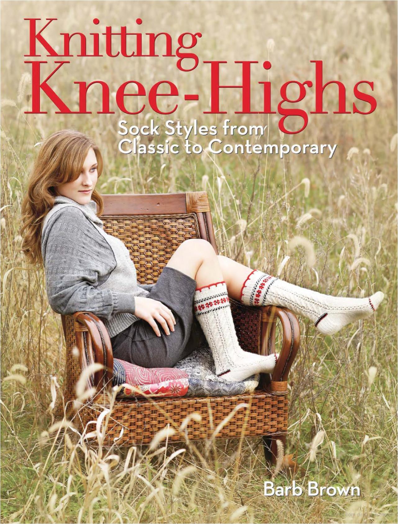 Knitting Knee-Highs (Barb Brown)