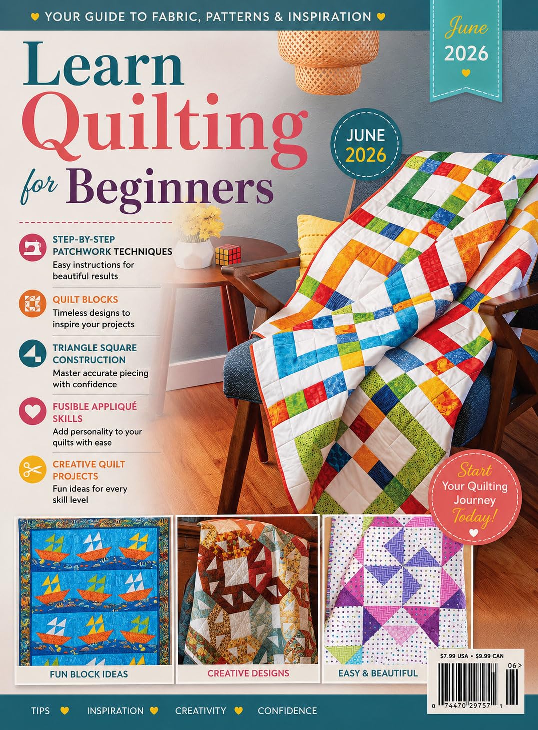 Learn Quilting for Beginners June 2026