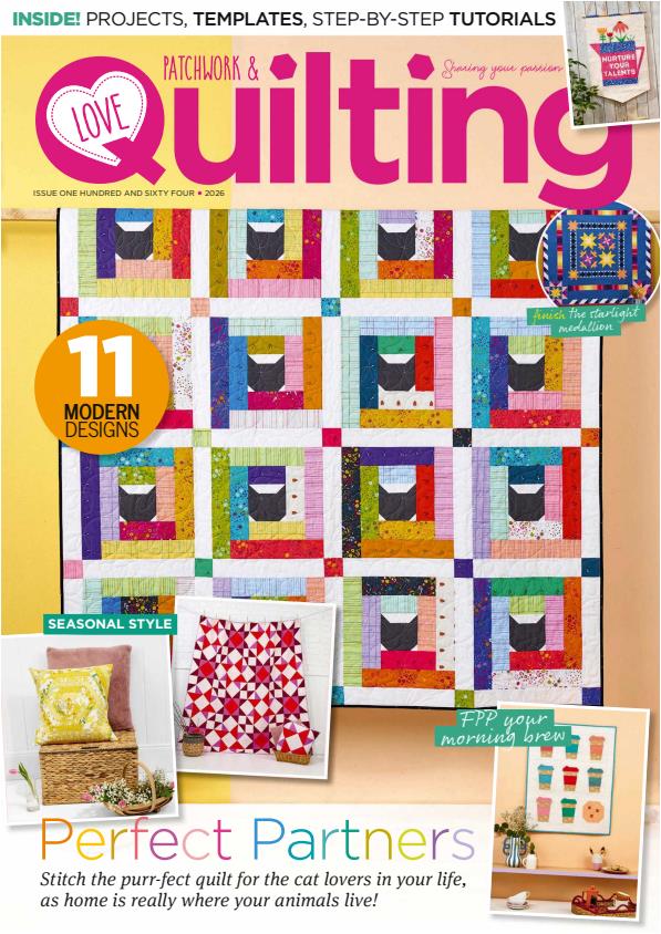 Love Patchwork Quilting - Issue 164, 2026