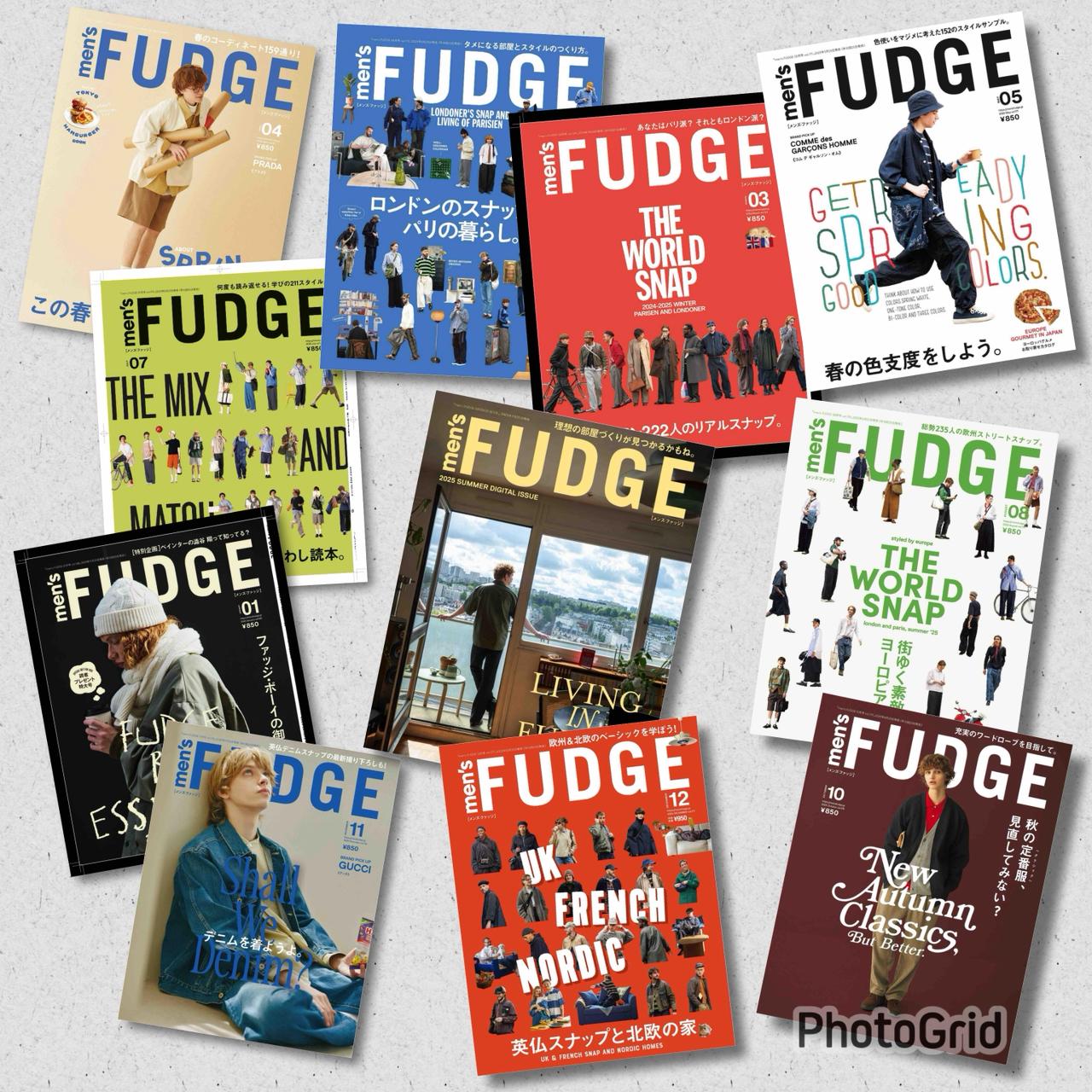 Men's Fudge (2025) Full Year Collection (11 Issues)