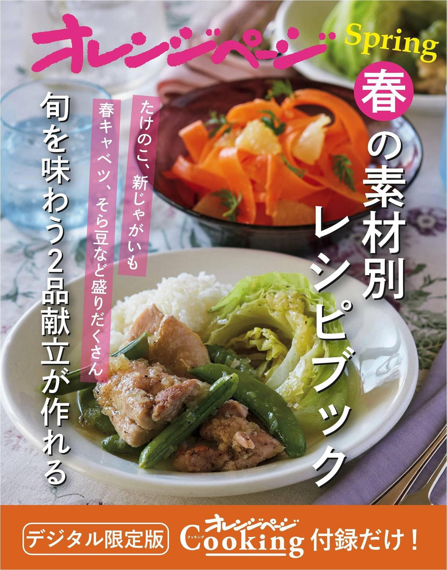 Orange Page Supplement Book - Spring Recipe Book by Ingredient (2025)