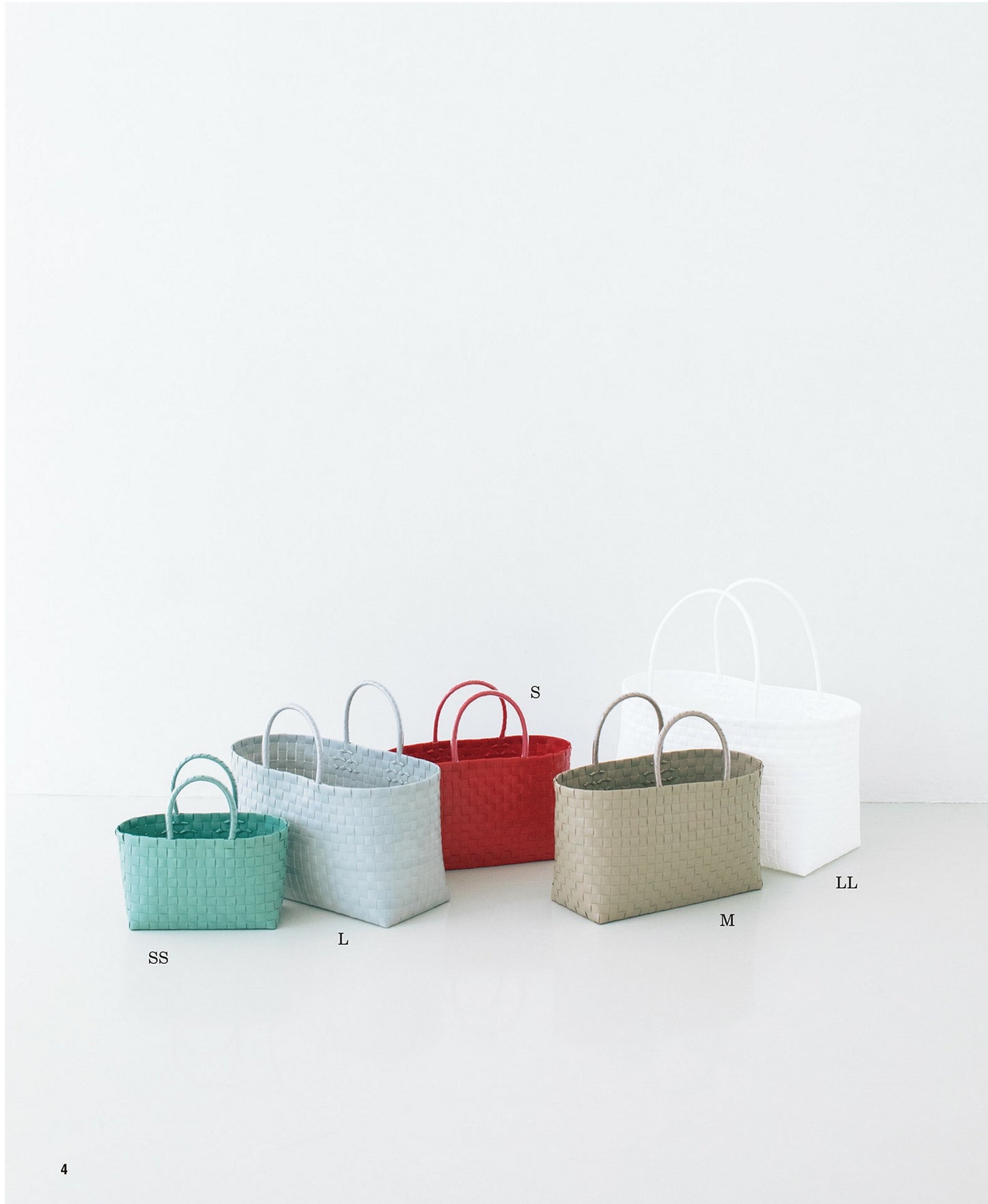 Stylish Plastic Basket Made with PP Bands