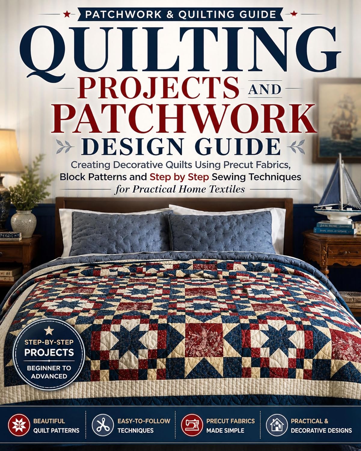 Quilting Projects Guide - Creating Decorative and Functional Home Designs Using Quilt Blocks Precut Fabrics Patterns (2026) Summer
