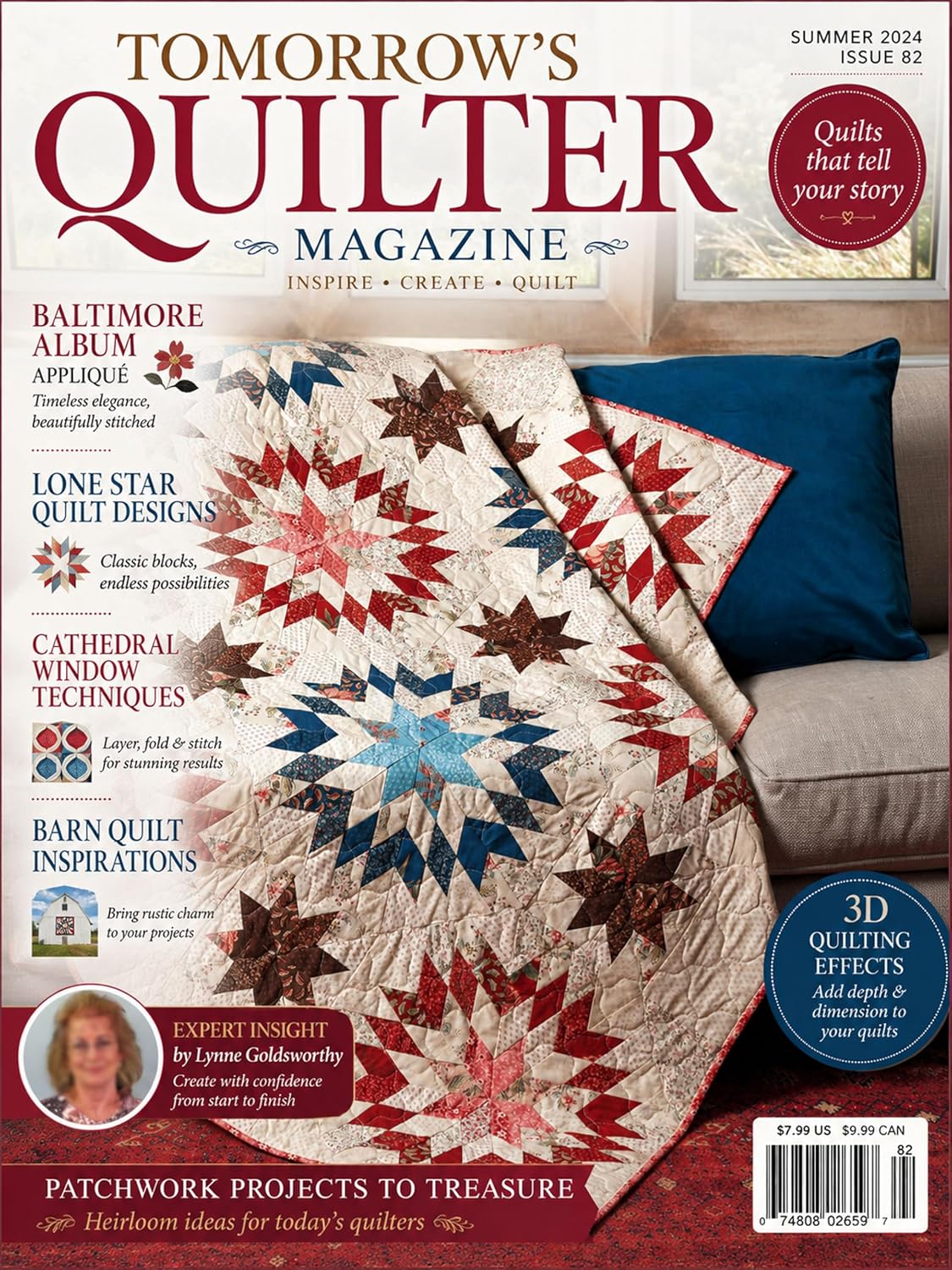Tomorrow's Quilter Magazine - Baltimore Album Appliqué Patchwork Projects