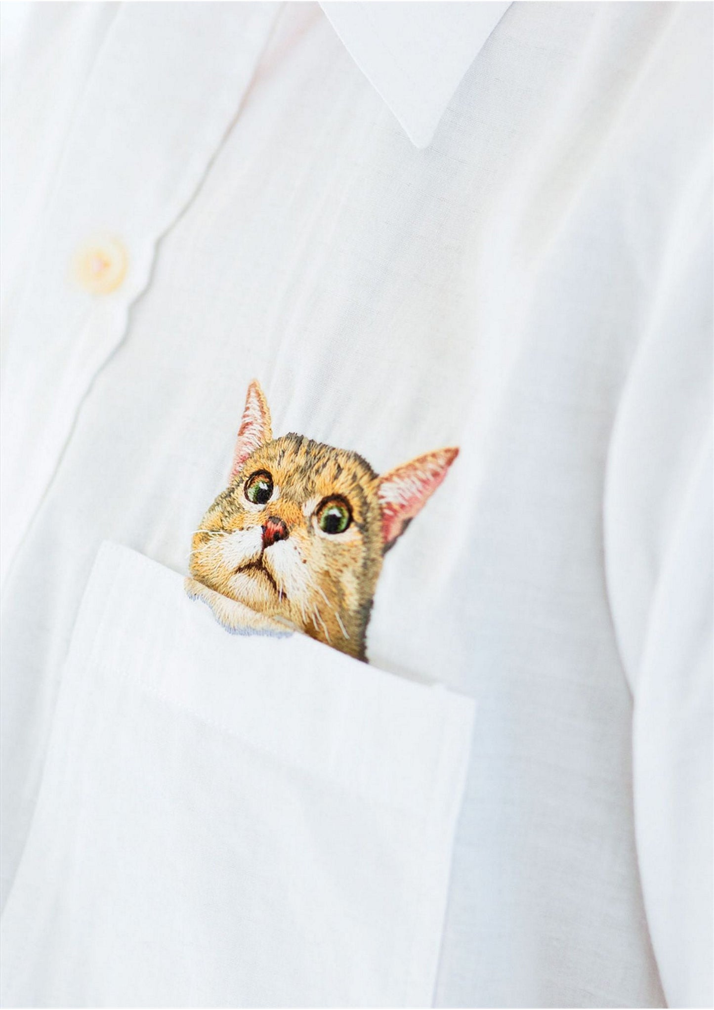 Neko Shirt Cat Embroidery (2015)