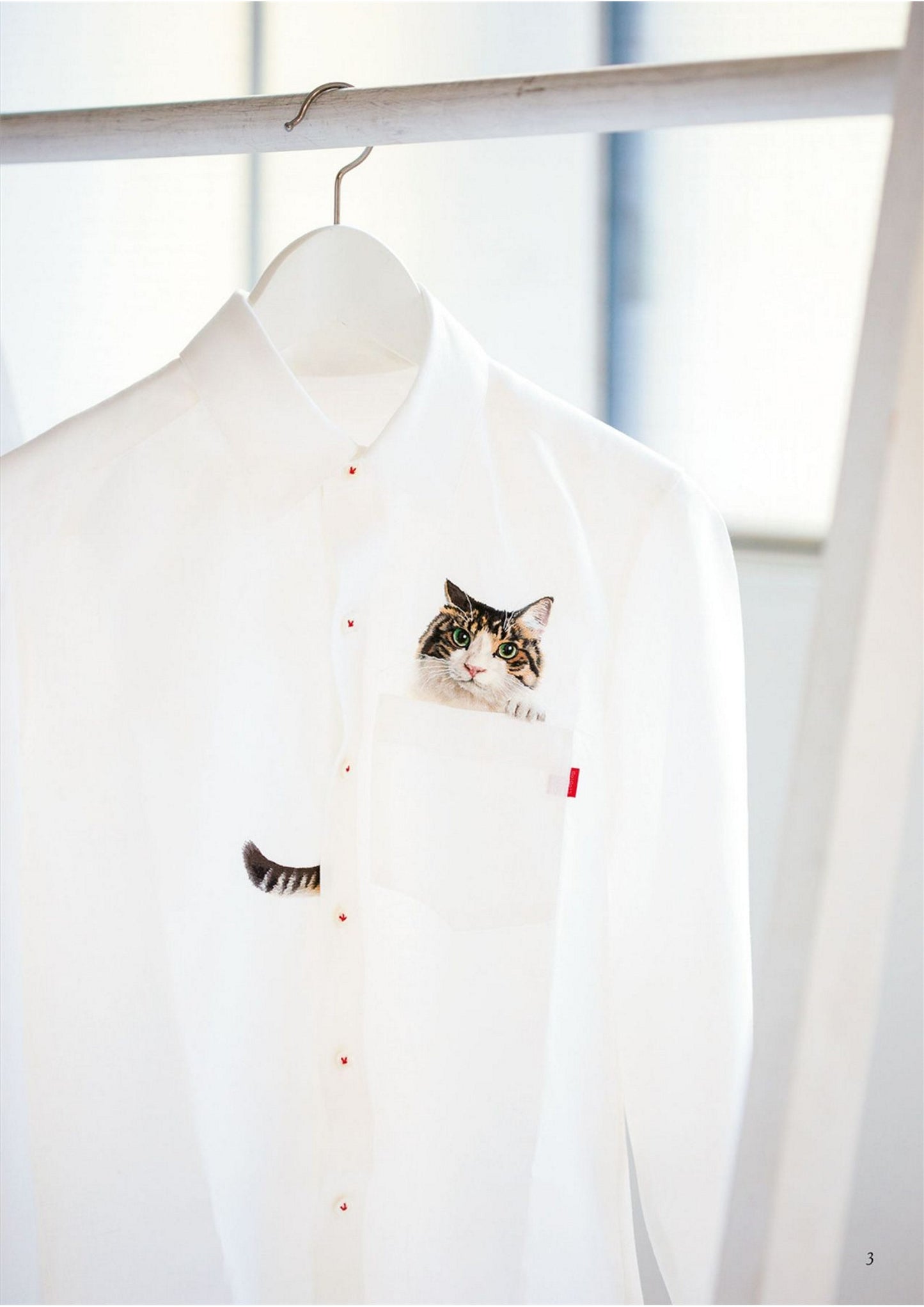 Neko Shirt Cat Embroidery (2015)