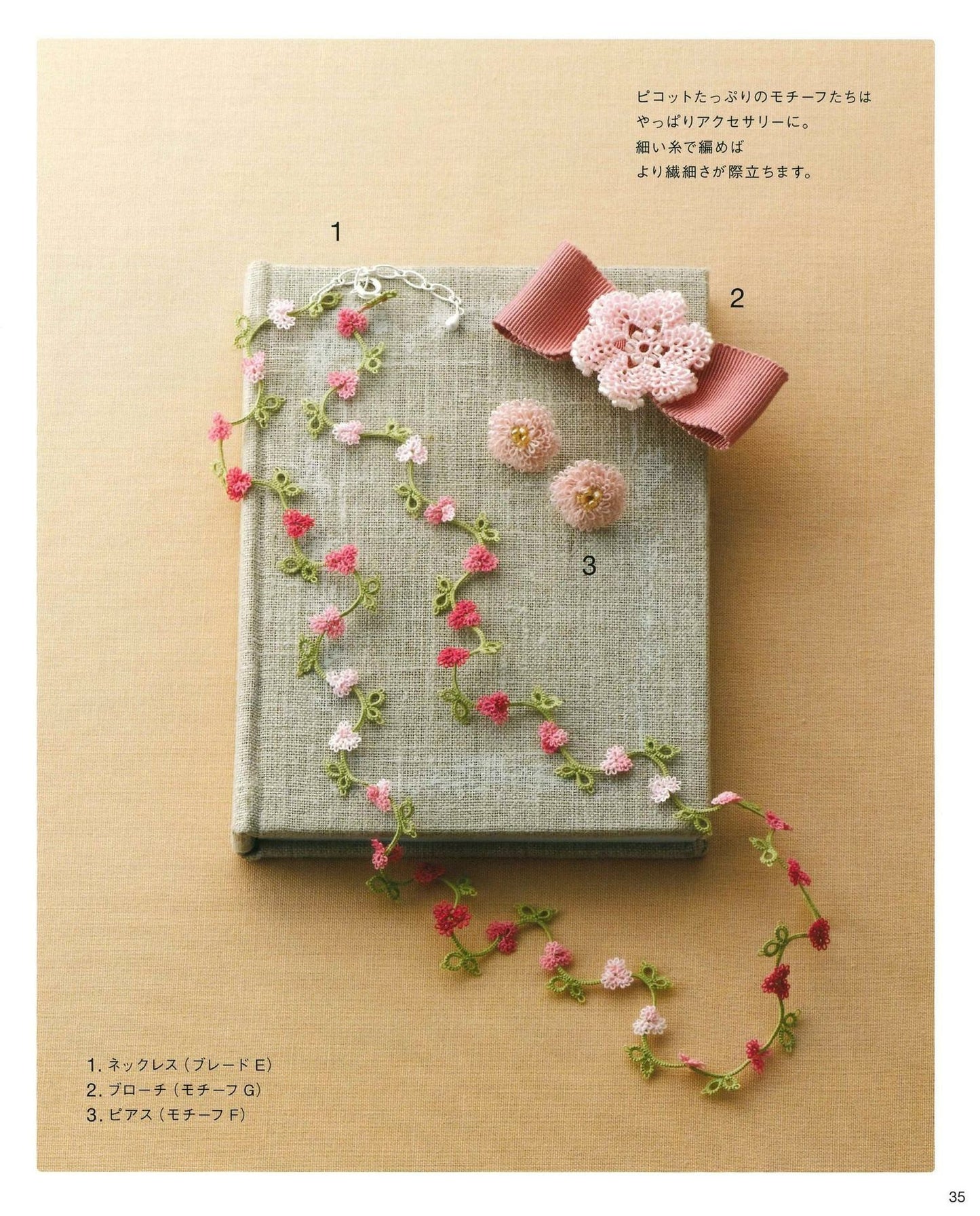 Easy to Understand from the Basics of Lace - Tatting Lace (applemints)