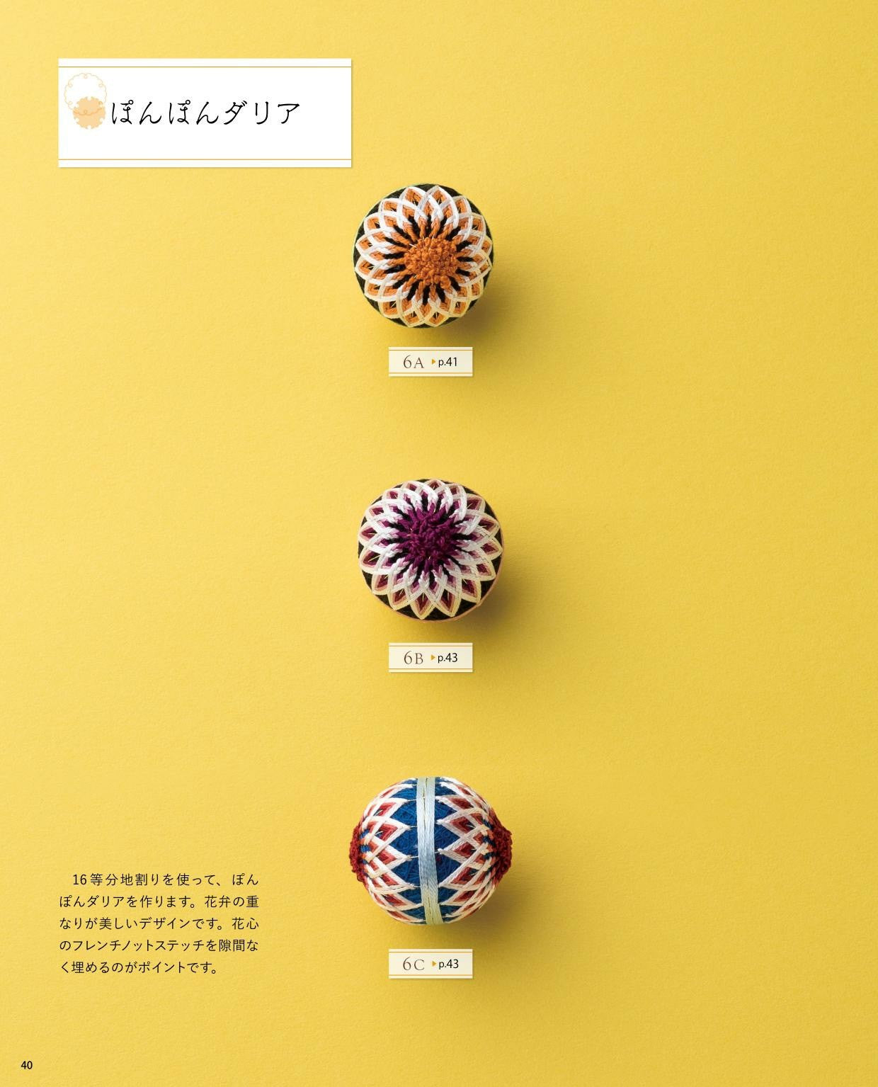 Small Temari to Make For the First Time