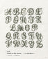 Alphabet Embroidery Design Book (Aya Fukuda) (2021)