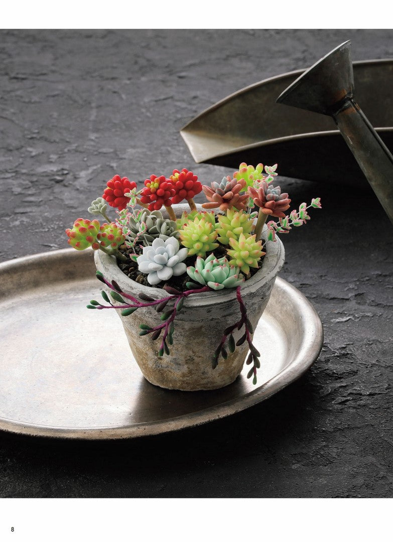 Miniature Succulents made from Polymer Clay (Kitanoko) (2019)