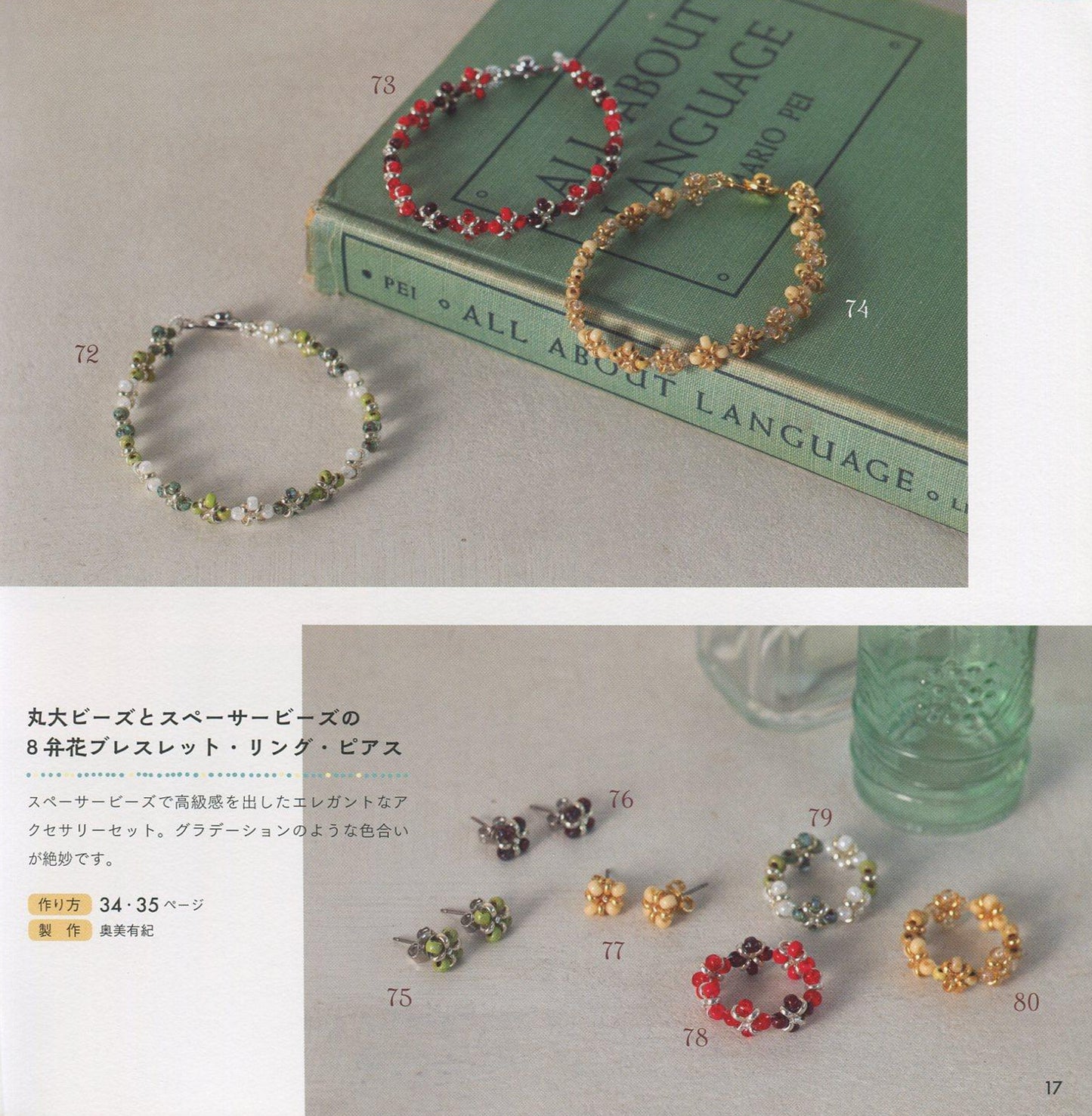 Retro and Cute Bead Rings & Accessories (Lady Boutique Series No.8124)