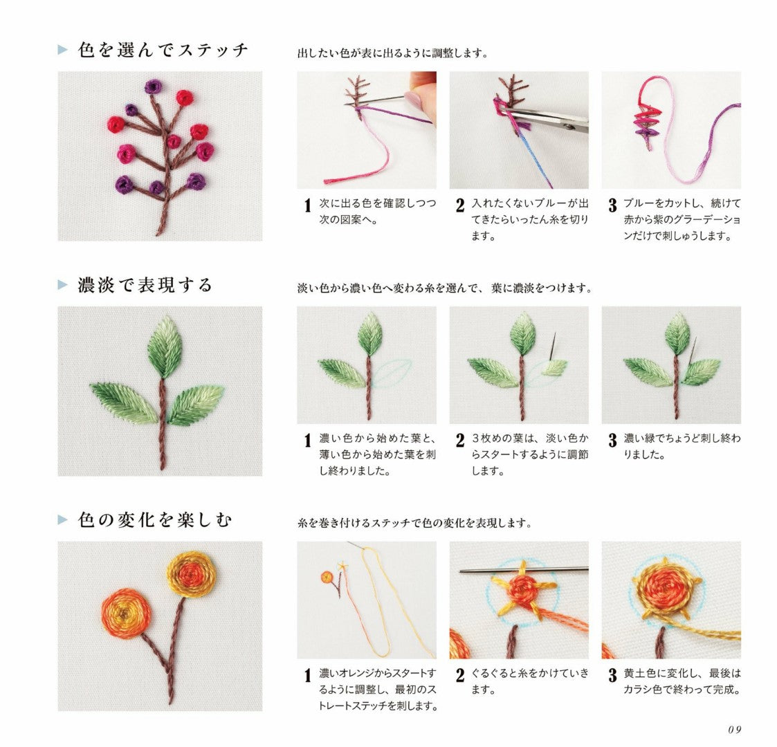 Gradient Dyed Thread Embroidery (Yuri Konishi) (2022)