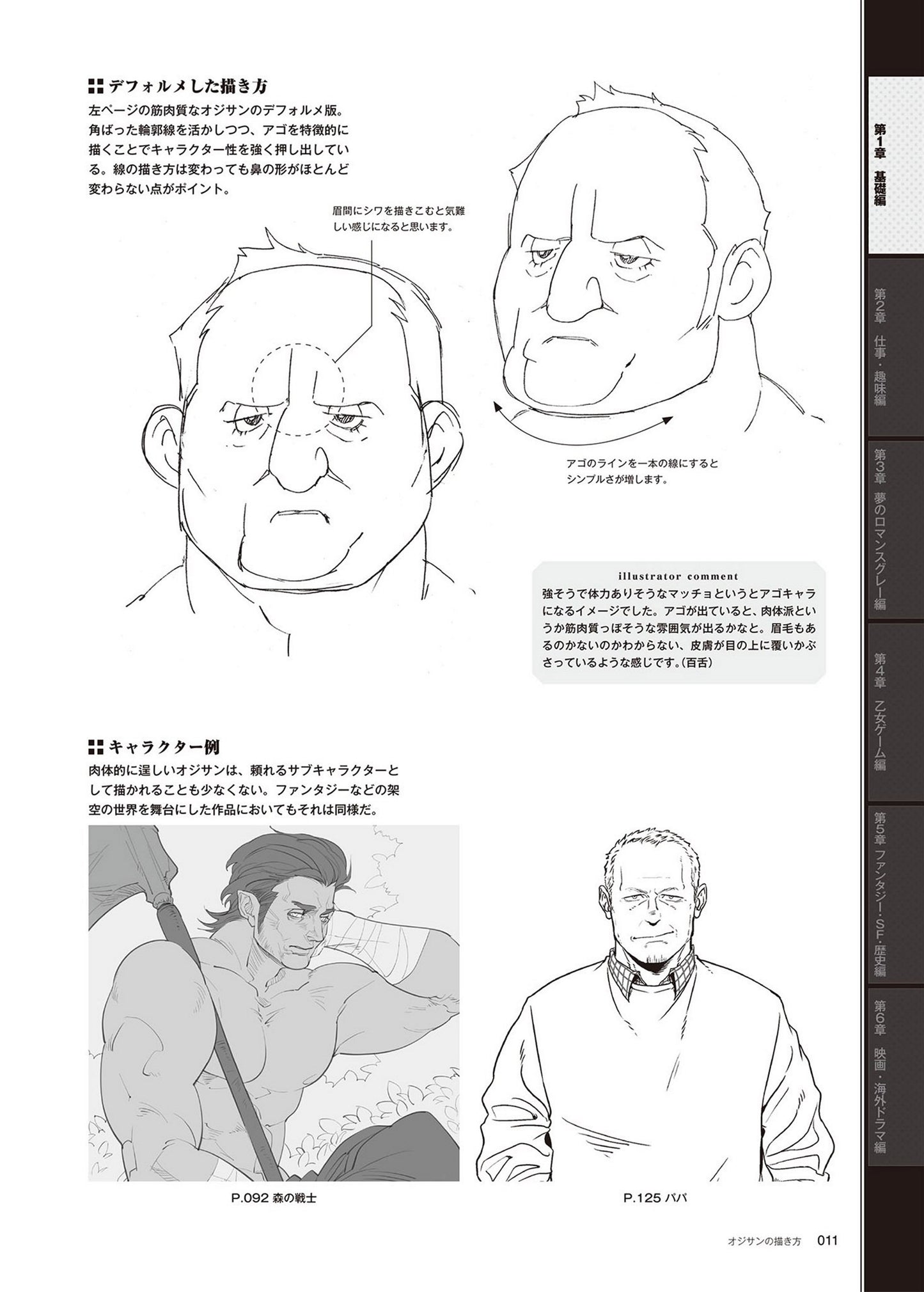 How to draw an Old Man