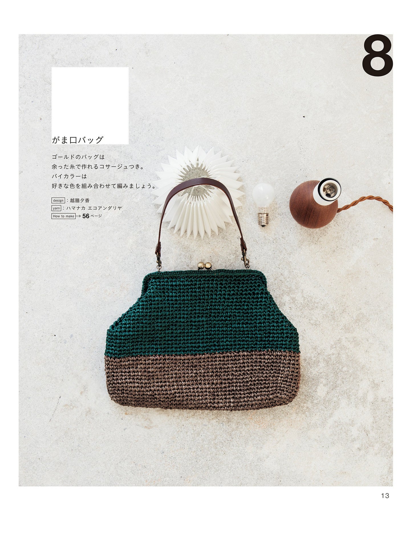 Small Bags and Pouches Knitted with Summer Yarn (2019)