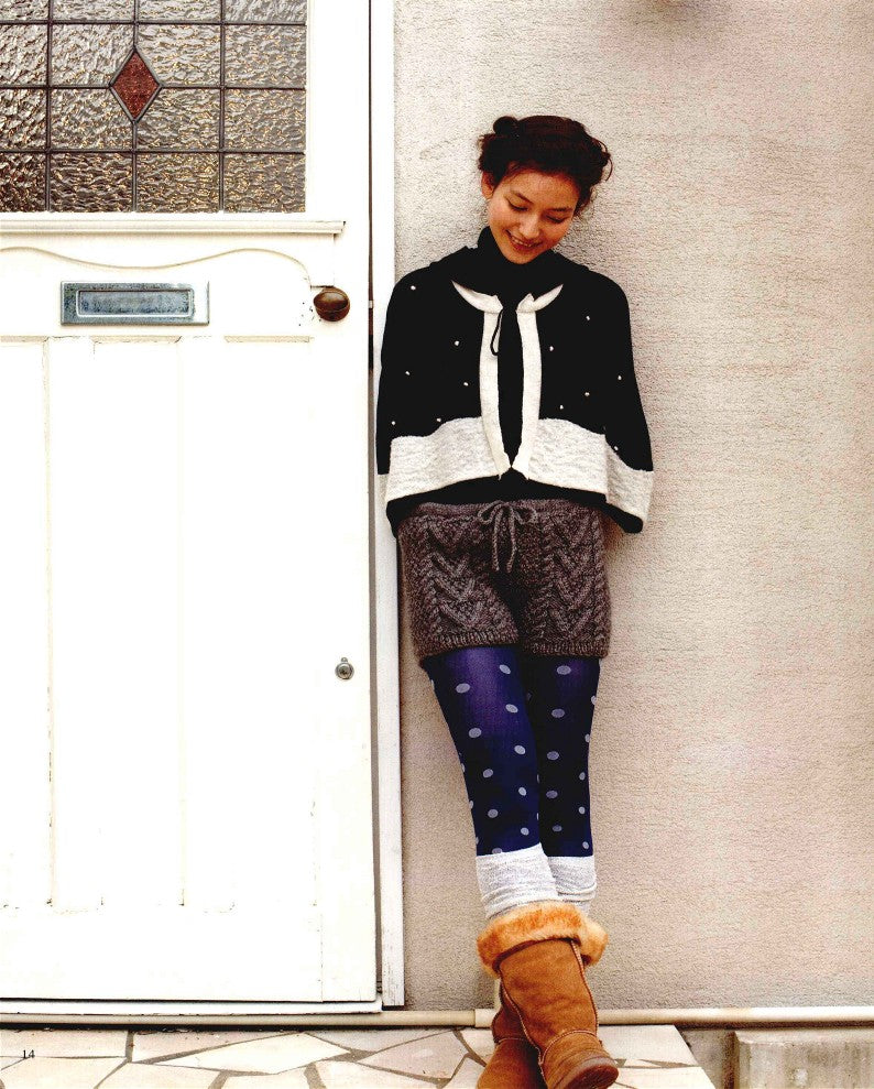 Nordic Aran Pattern - Handknitted Sweater & Shawl (2013) (CHINESE)