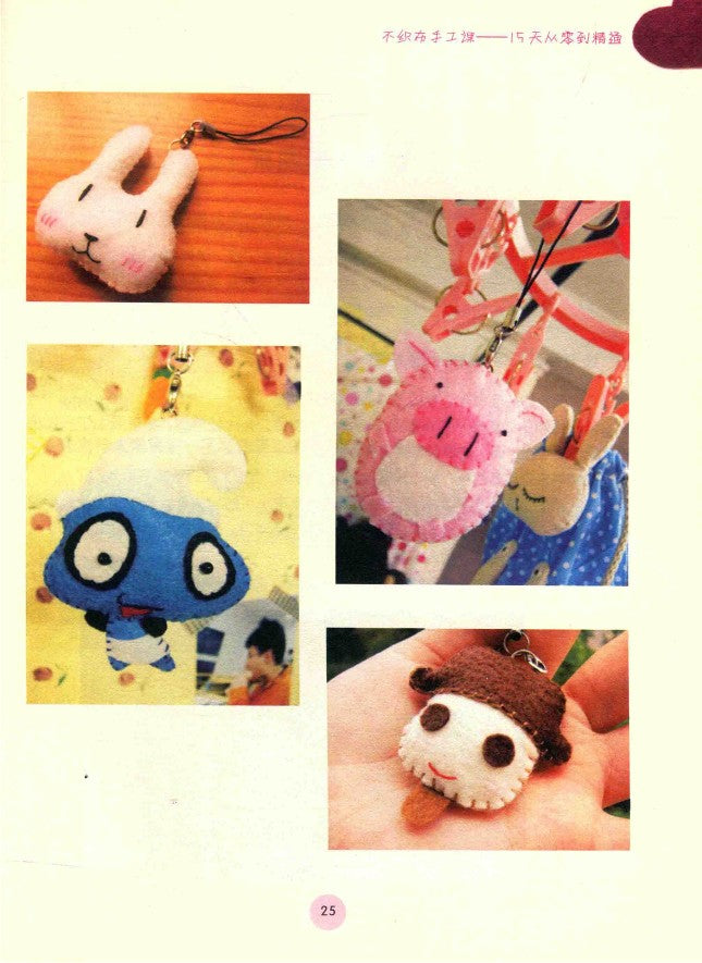 Felt Fabric Handicraft Course - From Zero to Mastery in 15 Days (2014) (CHINESE)