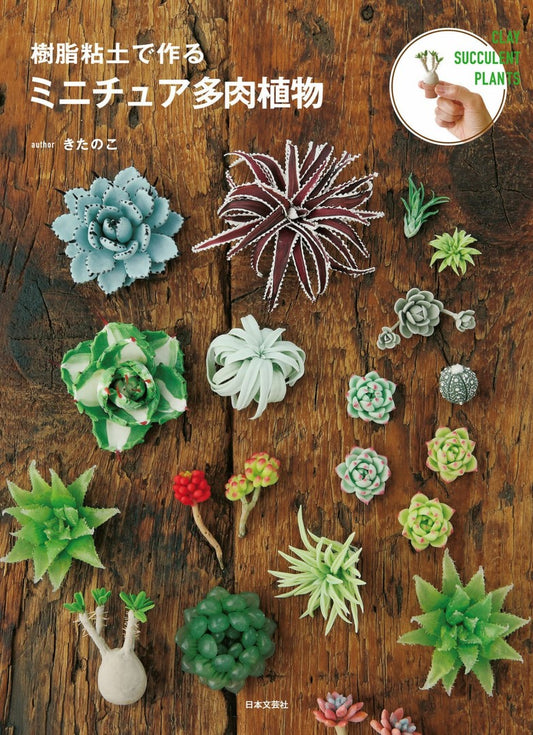 Miniature Succulents made from Polymer Clay (Kitanoko) (2019)