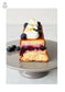 Gateau Invisible - A Beautiful Sliced Cake Layered with Fruit and Vegetable Slices