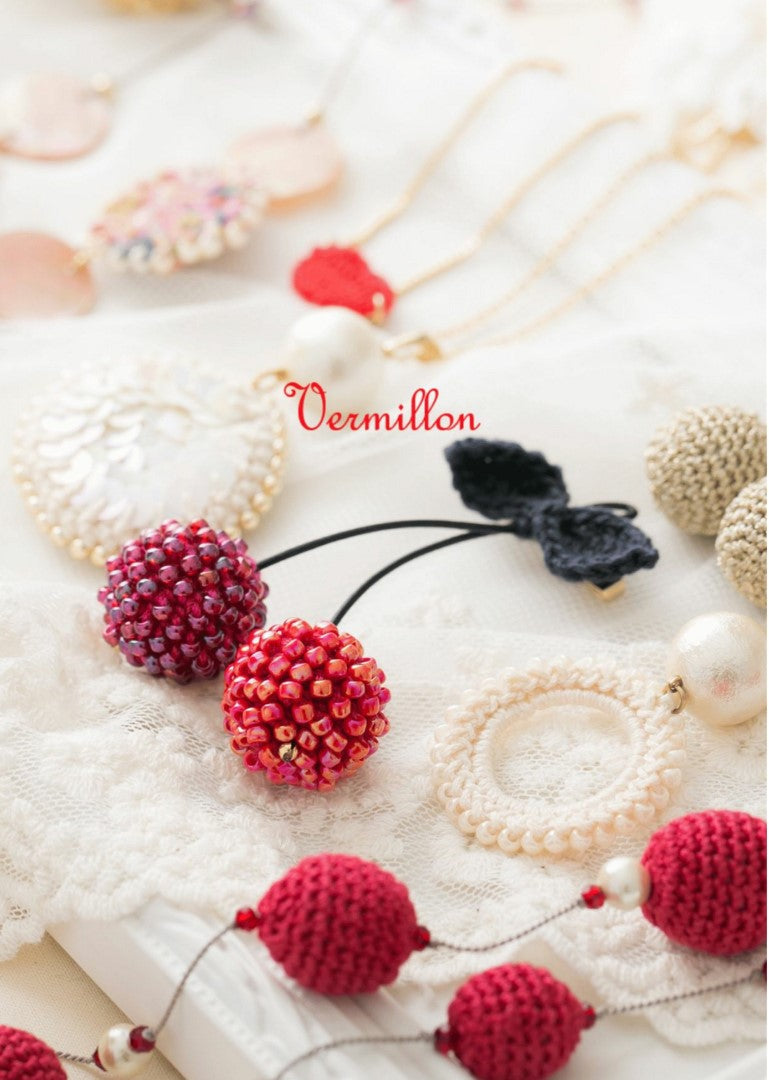 A Collection of Crochet and Lace Knitting Accessories Using Fluffy, Light and Elegant Beads