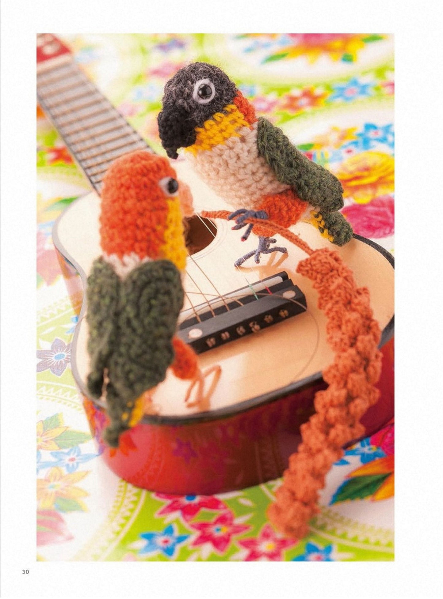 Hand Parakeet Squishy - Crochet Knitting Small Bird Plush Toy and Accessories