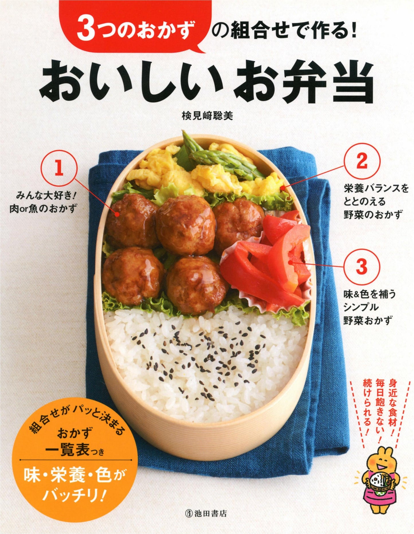 Delicious Bento Made with a Combination of 3 Side Dishes (Satomi Kenmizaki) (2018)