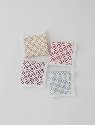 (PREORDER-Delivery in 48hrs) Colorful and Adorable Sashiko - Embroidered Dishcloths and Accessories (Sashikonami) (2020)