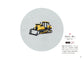 Working Vehicle Embroidery (Mieko Sasaki) (2021)