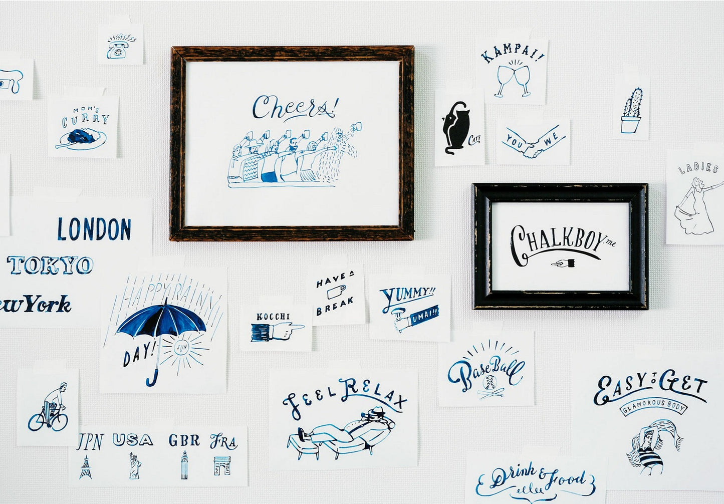 Enjoy CHALKBOY's Hand-Drawn Graphics with Embroidery