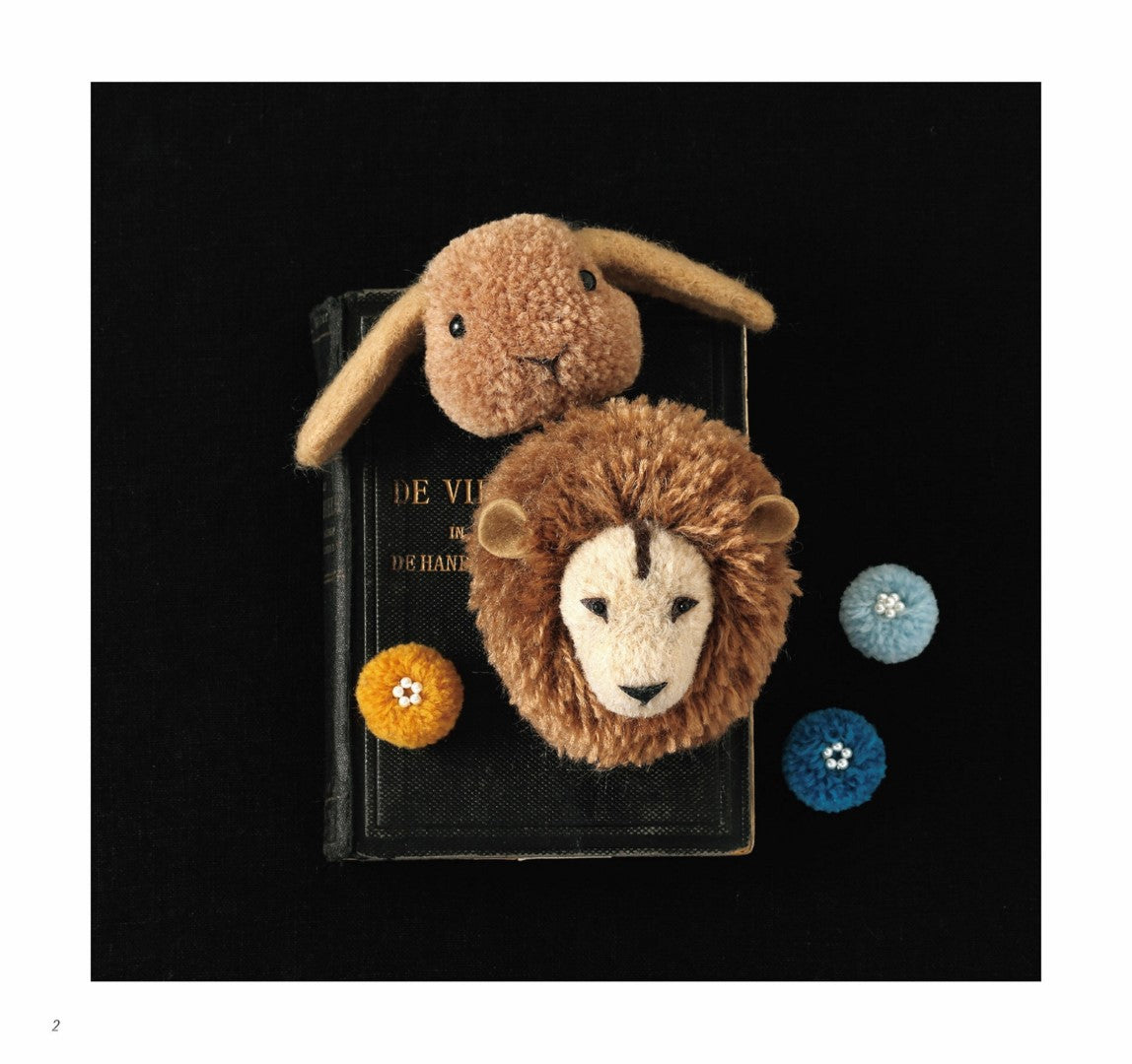 Animals and Motifs Made With PomPoms (Kazuko Ito) (2017)