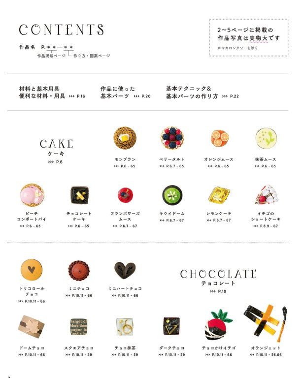 Cute Sweets Made by Rolling Long Paper (Nakata Motoko) (2018)