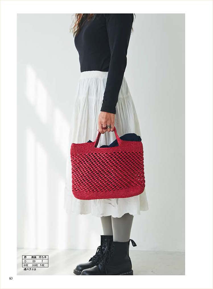 Basket Bag Knitted with Your Favorite Pattern (2021)