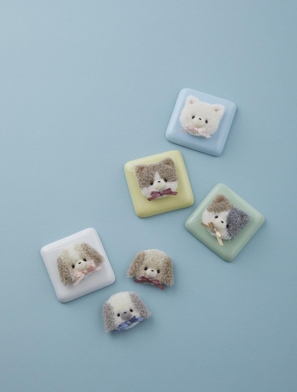 (PREORDER-Delivery in 48hrs) Fluffy and Fancy Animals Made with Punch Needles (mocomoco march) (2026)