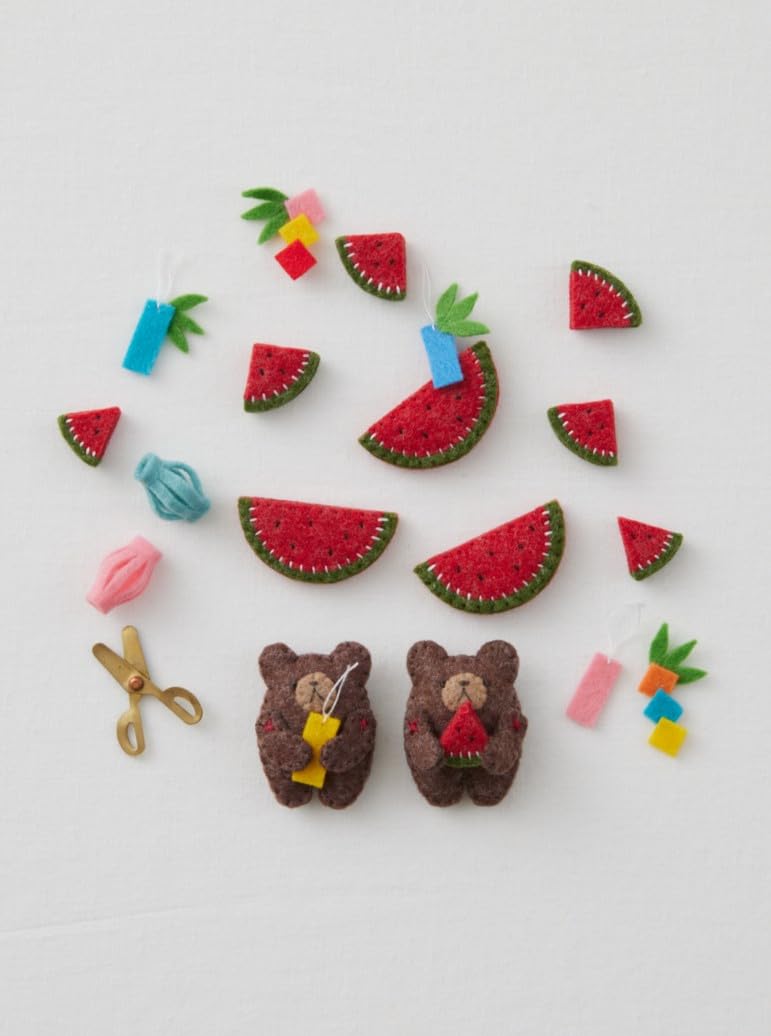 (PREORDER-Delivery in 48hrs) Cute Felt Mascots to Enjoy The Seasons (Matsubokkuri) (2025)