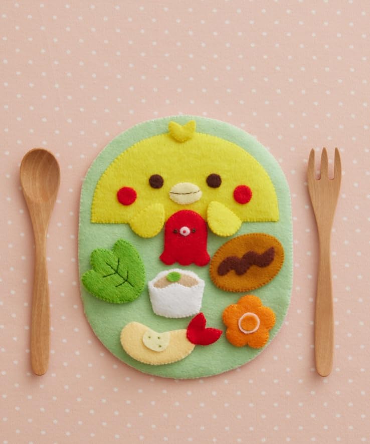 (PREORDER-Delivery in 48hrs) I Love Food! My First Felt Play-Food Set (2025)