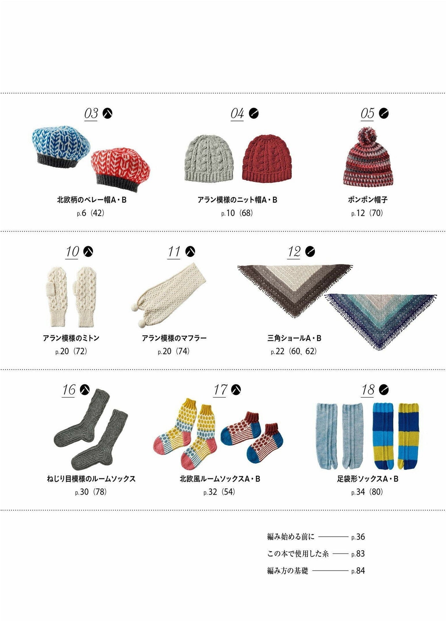 Warm Knitwear You'll want to wear - Hats. Gloves. Scrolls. Socks