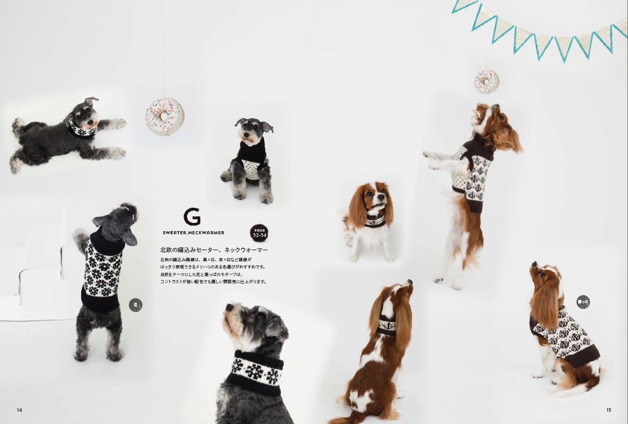 Hand-Knit Warm Clothes and Accessories for Your Dog by Tomoko Tawaramori